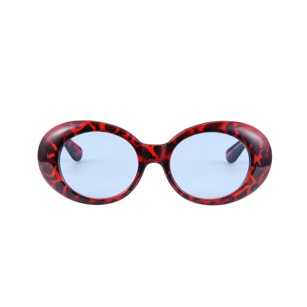 하이비션(HYBITION) Roswell Original Glossy Red Leopard / Blue Tint Lens