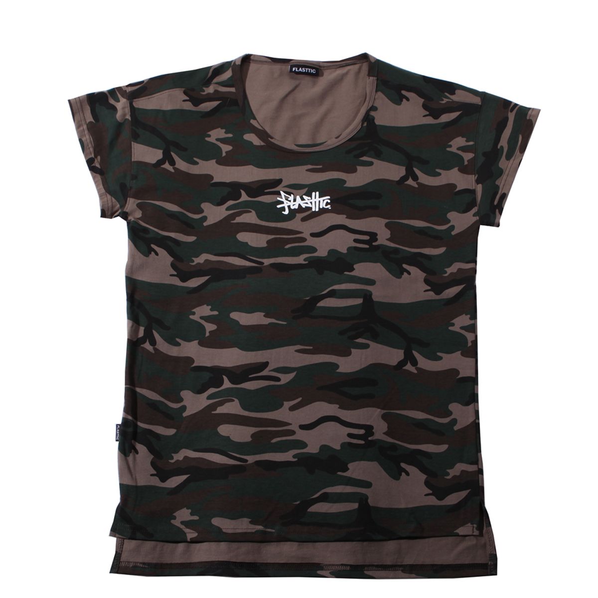 플라스틱(FLASTTIC) Camo loose t-shirt/brown