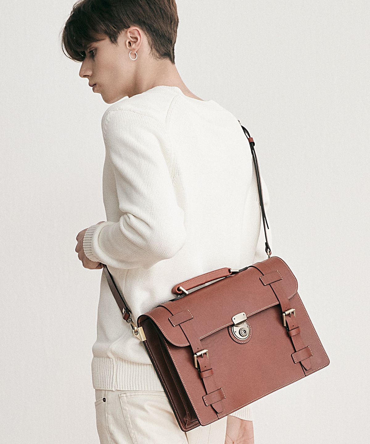 브로그앤머로우(BROGUE AND MORROW) ALX Bag (L/Brick)