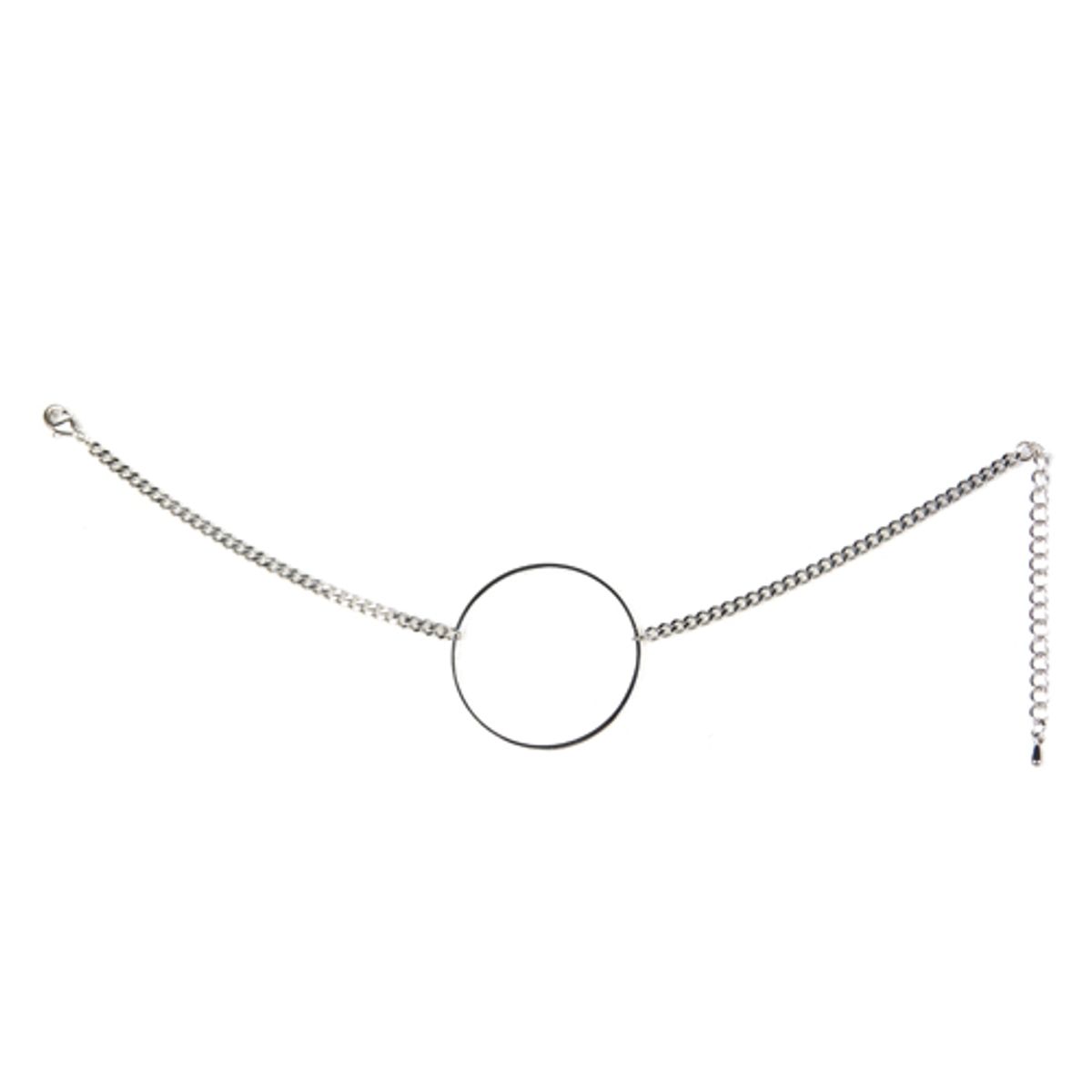 러쉬오프(RUSH OFF) [Surgical Steel] Bulky Ring Silver Chain Bracelet /[써지컬스틸/변색.알러지x] 벌키링실버체인팔찌
