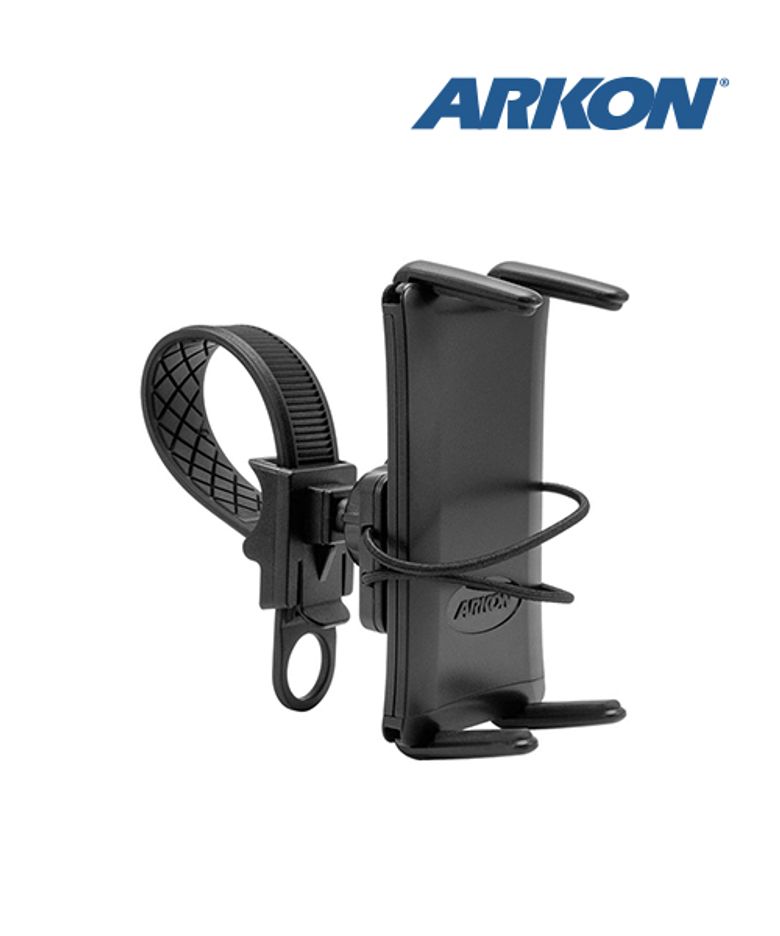 SM634 아콘 ARKON 슬림그립 울트라 자전거/오토바이 핸들바 스마트폰 거치대 - 퀵 스트랩 직경 50mm 이하 핸들바 모든 스마트폰 기종