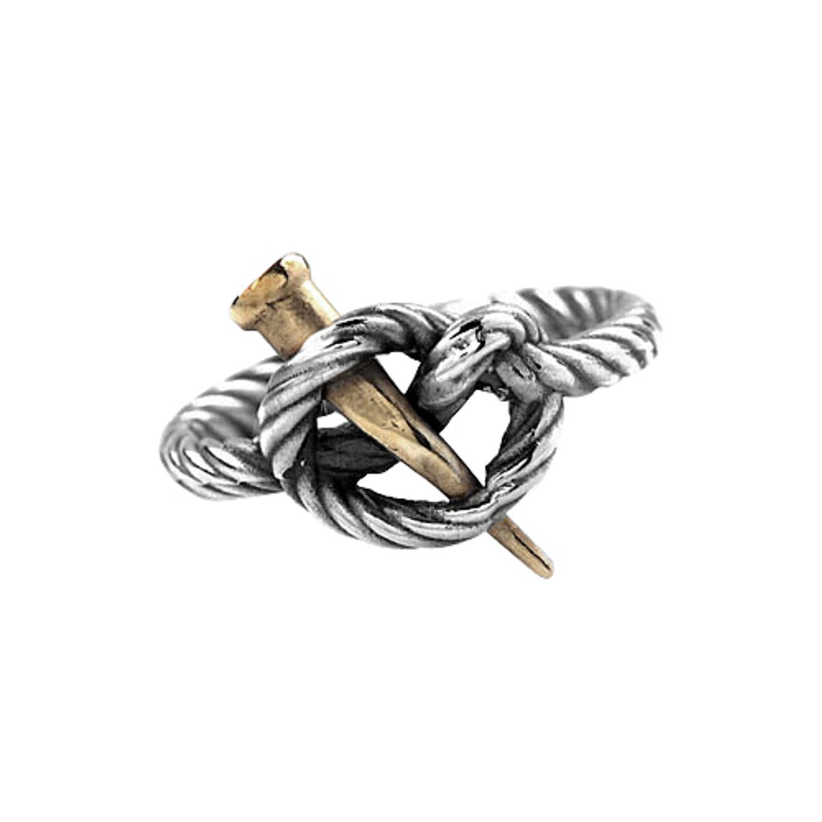 어나니머스아티즌(ANONYMOUS ARTISAN) Rope Callus Ring - Brass