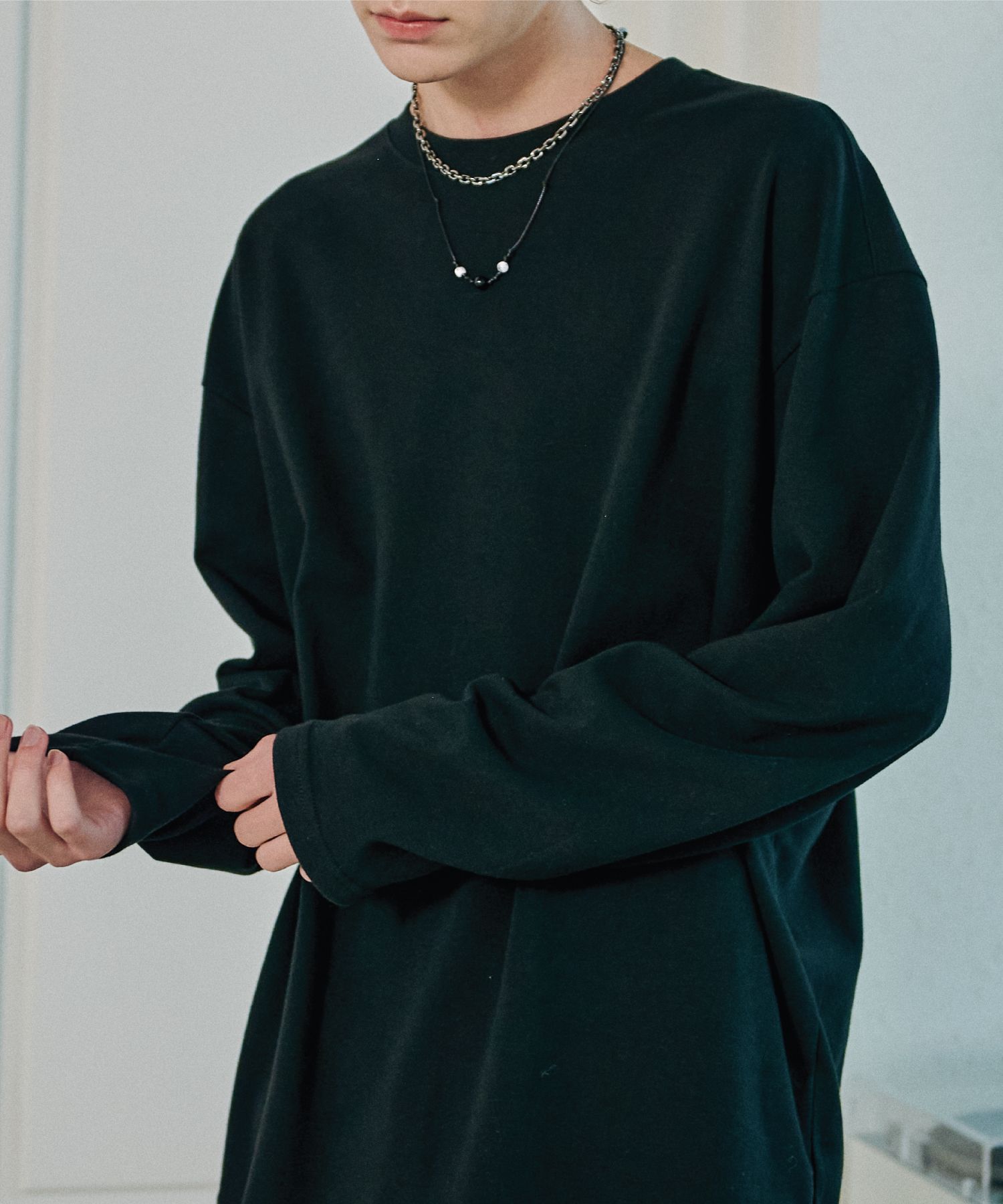 【CPGN STUDIO】Plain Longsleeve Tee MUSINSA | CPGN STUDIO PLAIN LONG SLEEVE T-SHIRT NAVY