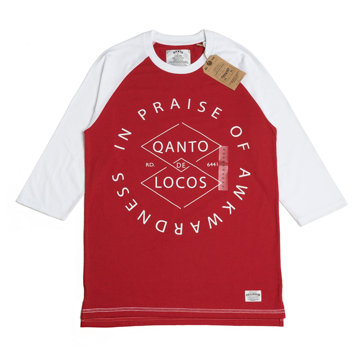 콴토데로코스(QANTO DE LOCOS) NEWLOGO_RAGLAN_RED