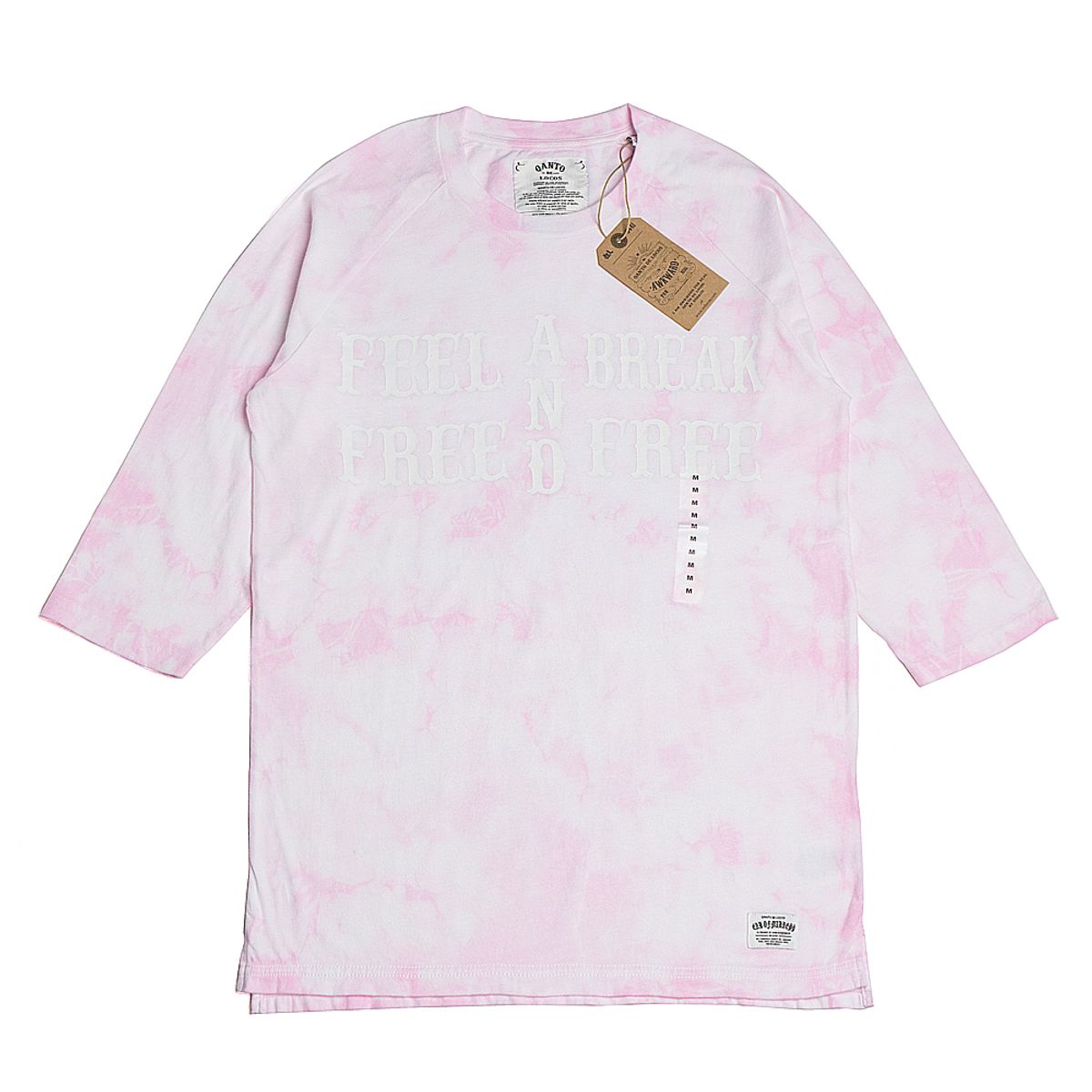 콴토데로코스(QANTO DE LOCOS) BREAK FREE_RAGLAN_PINK