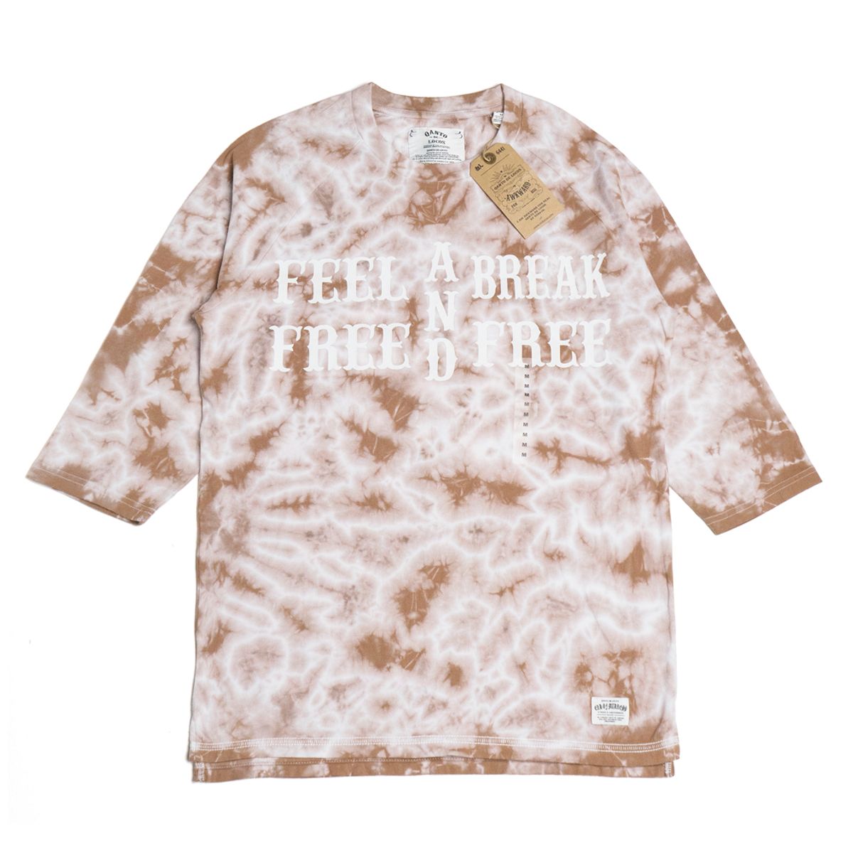 콴토데로코스(QANTO DE LOCOS) BREAK FREE_RAGLAN_BROWN