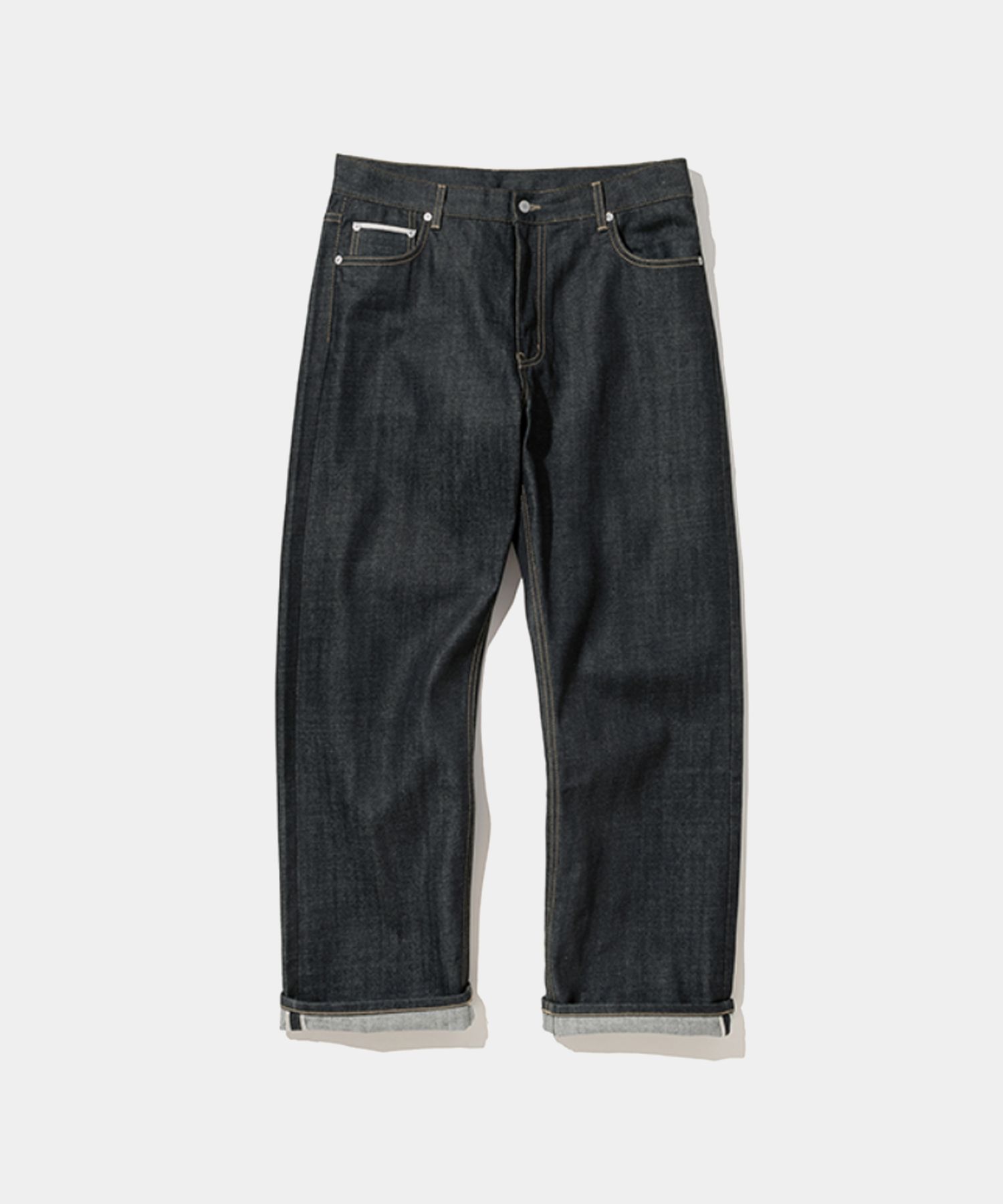 MUSINSA公式 | UNIFORM BRIDGE selvedge denim pants deep indigo