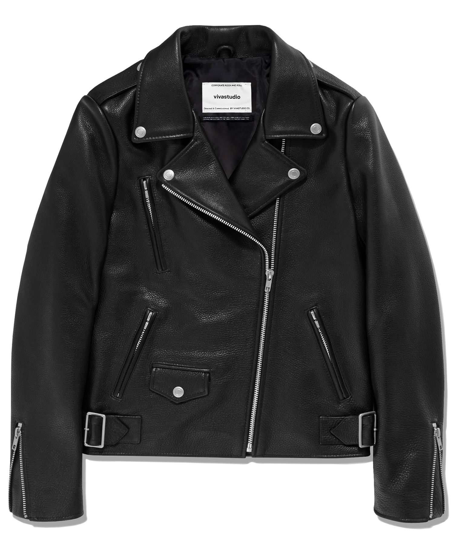 MUSINSA | VIVASTUDIO JANIS RIDERS JACKET JA [BLACK]