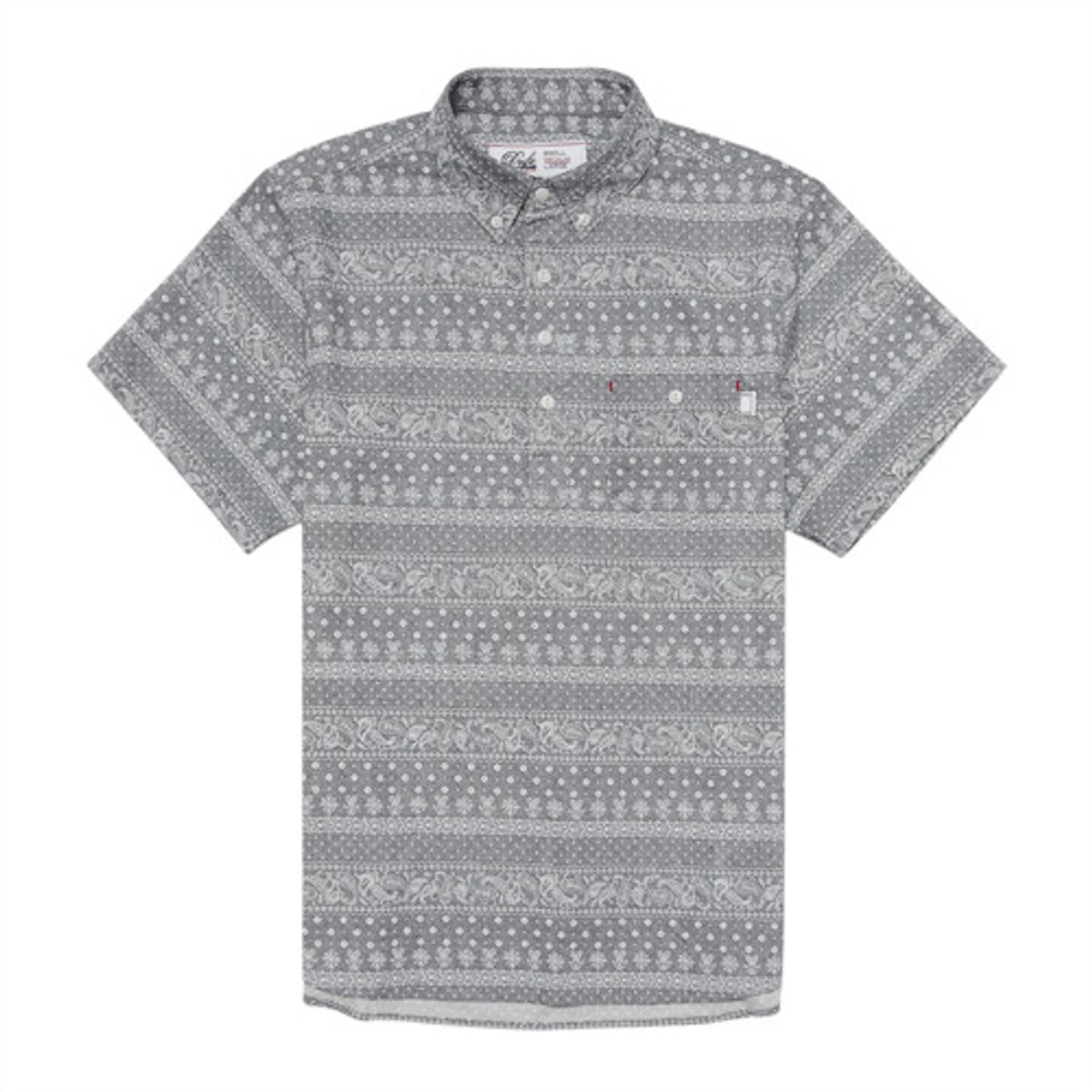 드라이프(DRIFE) PAISLEY PULLOVER SHIRTS-BLUE