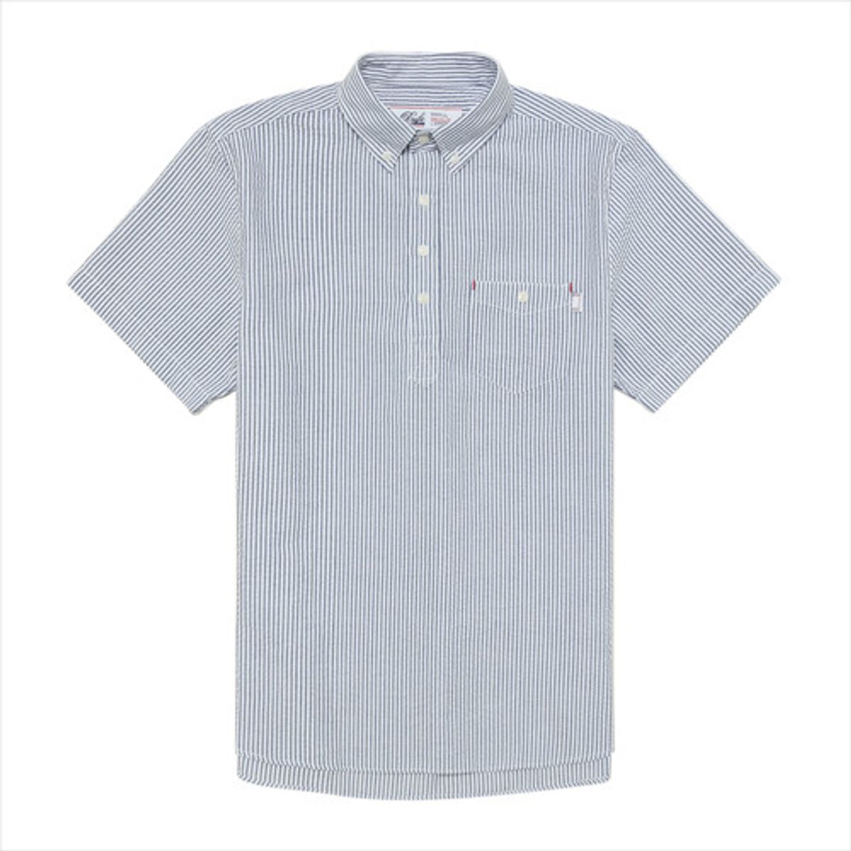 드라이프(DRIFE) SS PULLOVER SHIRTS-BLUE