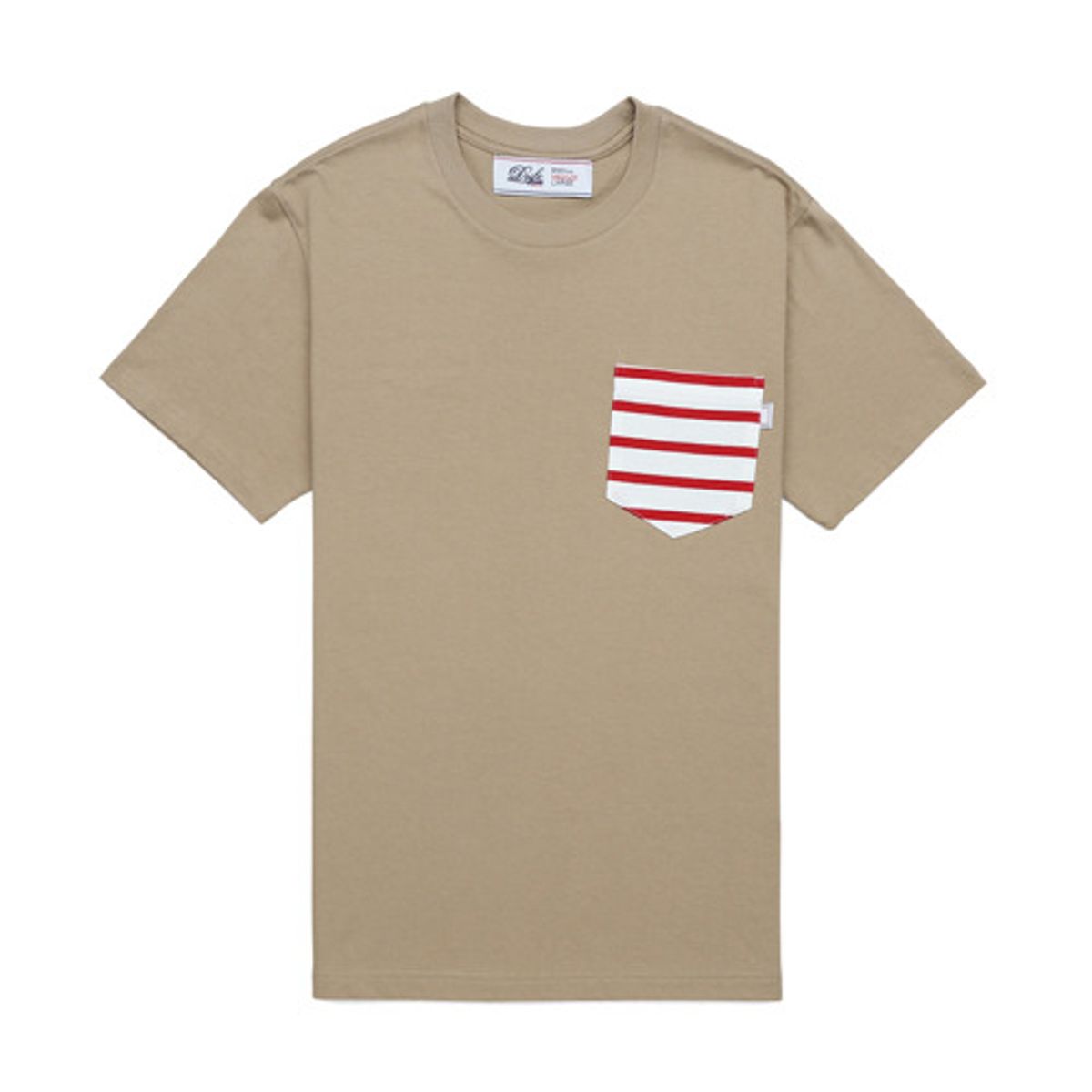 드라이프(DRIFE) STRIPE POCKET TEE-BEIGE