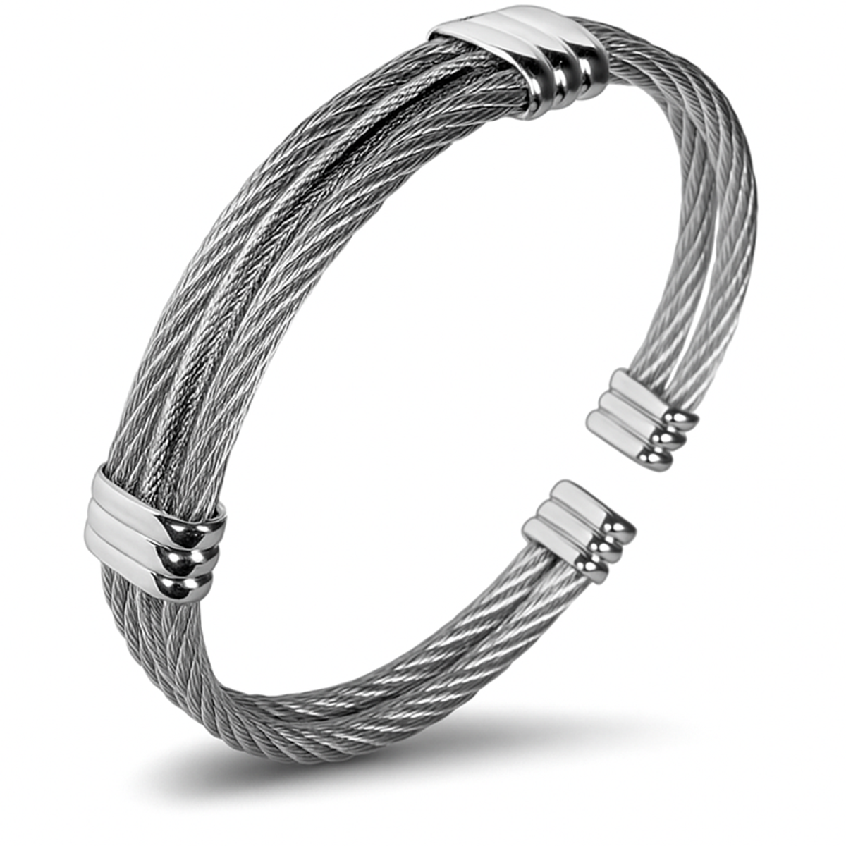 마크-4(MARK-4) ROPE BANGLE (SILVER)
