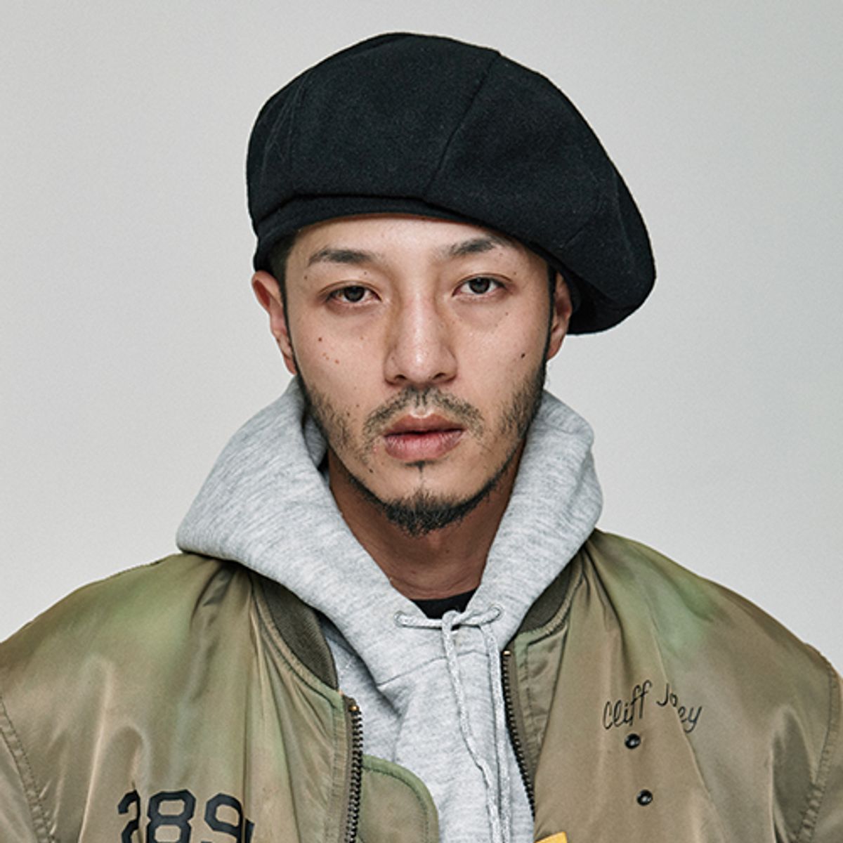 밀리어네어햇(MILLIONAIRE HATS) octangle beret [black]
