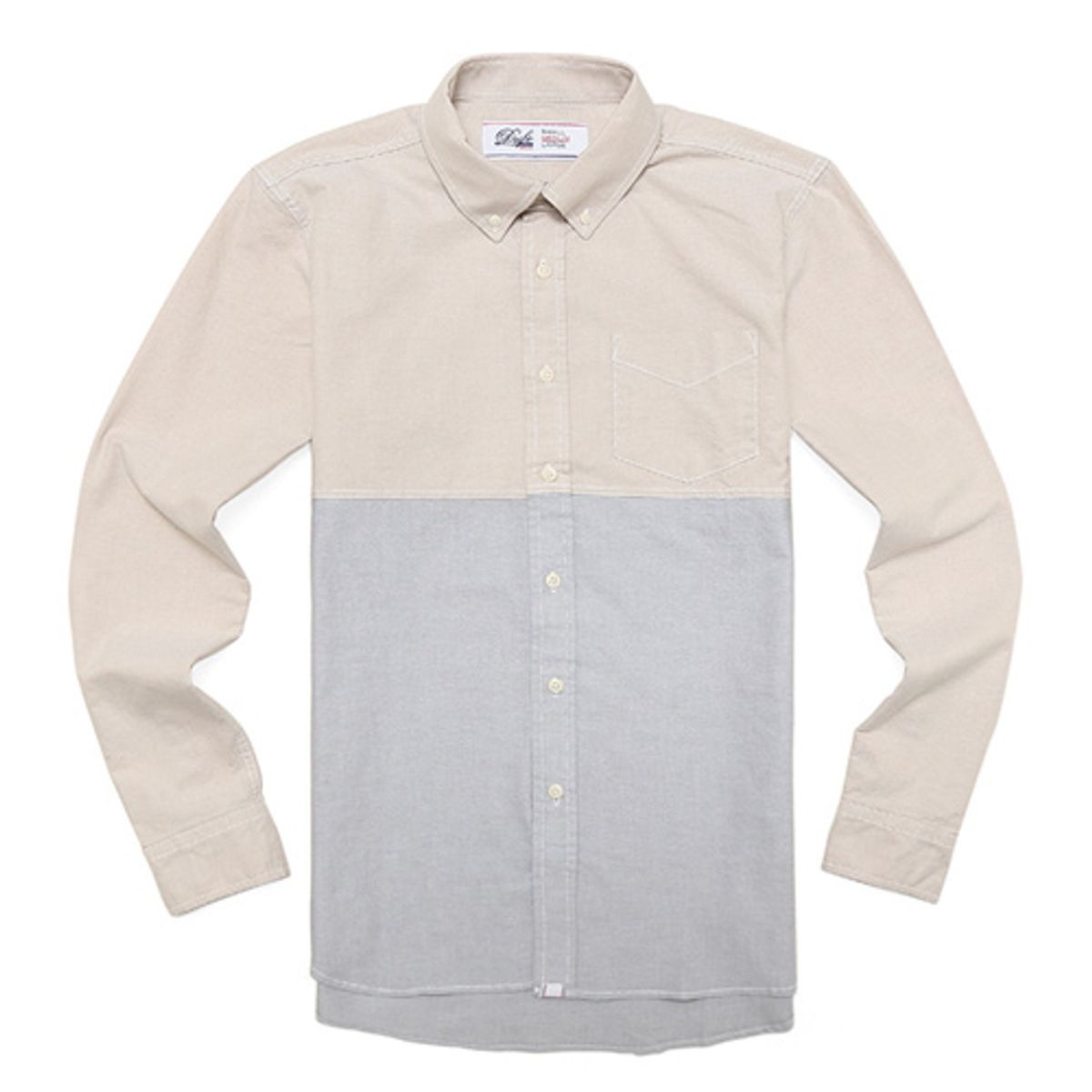 드라이프(DRIFE) SPORT B.D SHIRTS-BEIGE/L.GREY