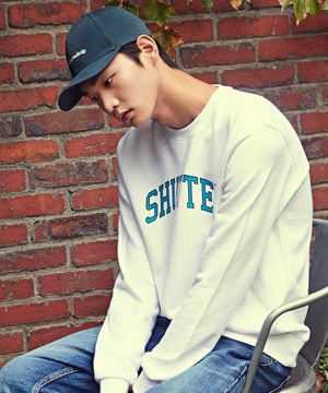 ARCH COLOR SWEAT SHIRTS (WHITE)