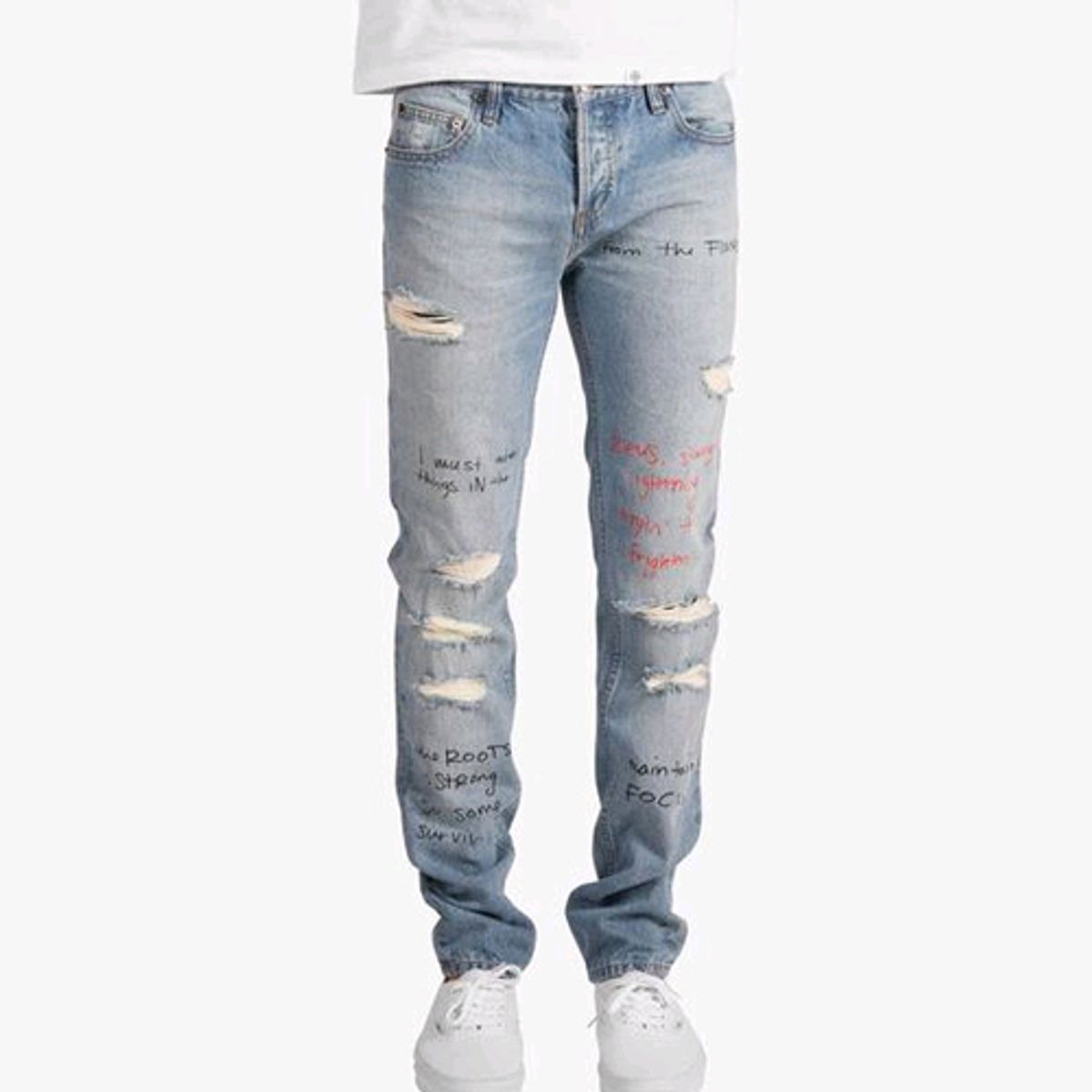 도프(DOPE) DOPE Roots is Strong Denim (Blue) - 사이즈 & 후기 | 무신사