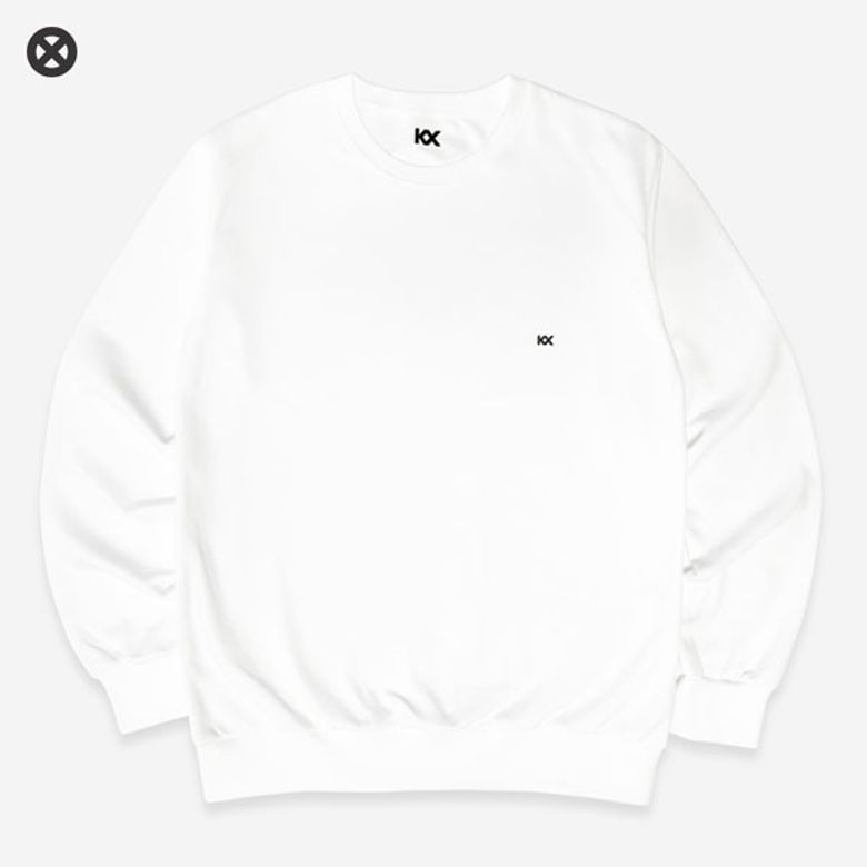 [코싸] koxa logo16 mtm white 맨투맨