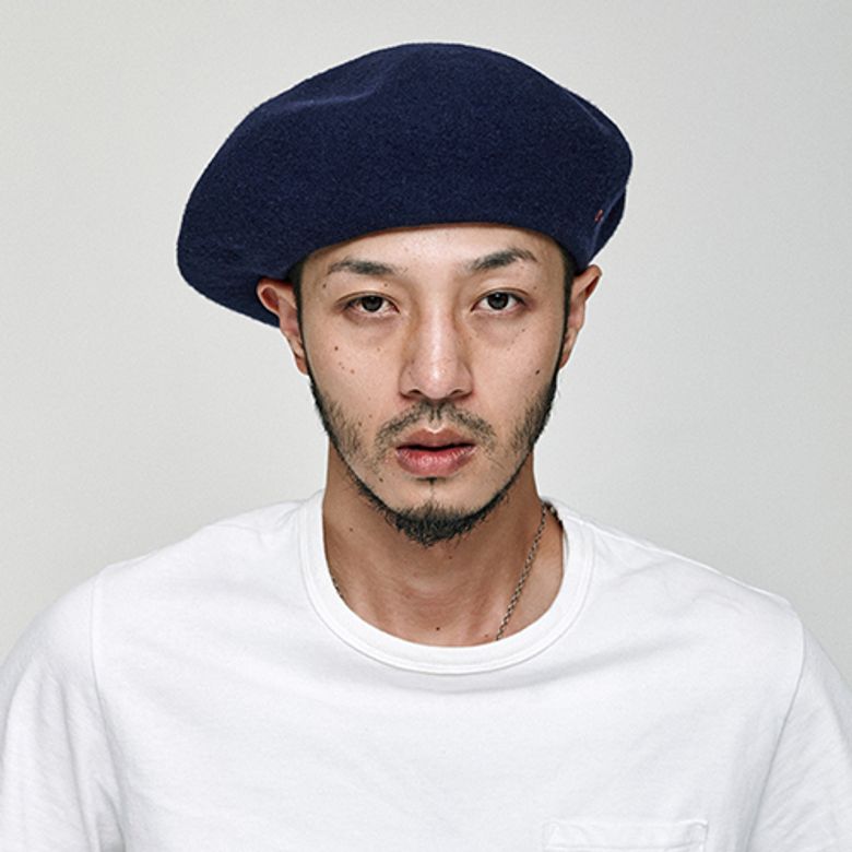 OVER SIZE BERET [NAVY]