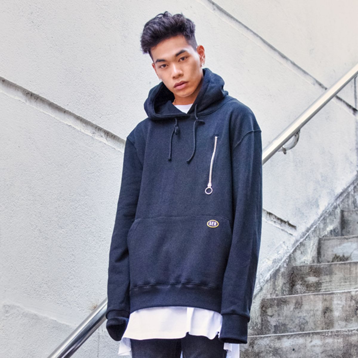 써(SER) TOURING HOOD_BLACK
