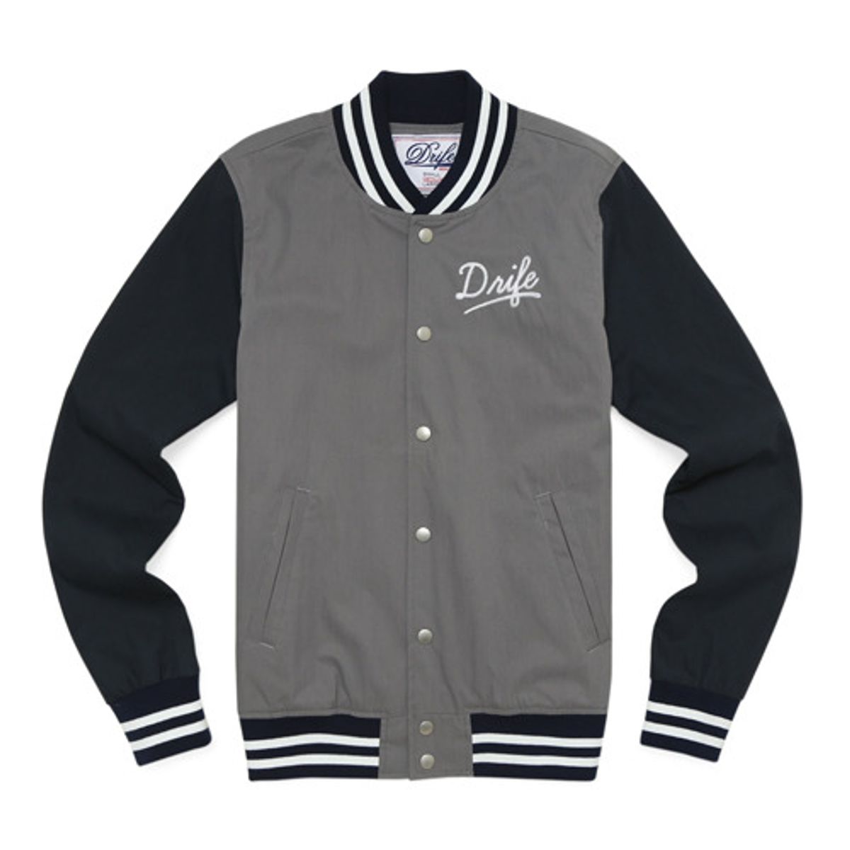 드라이프(DRIFE) C.F.C STADIUM JACKET-GREY/NAVY