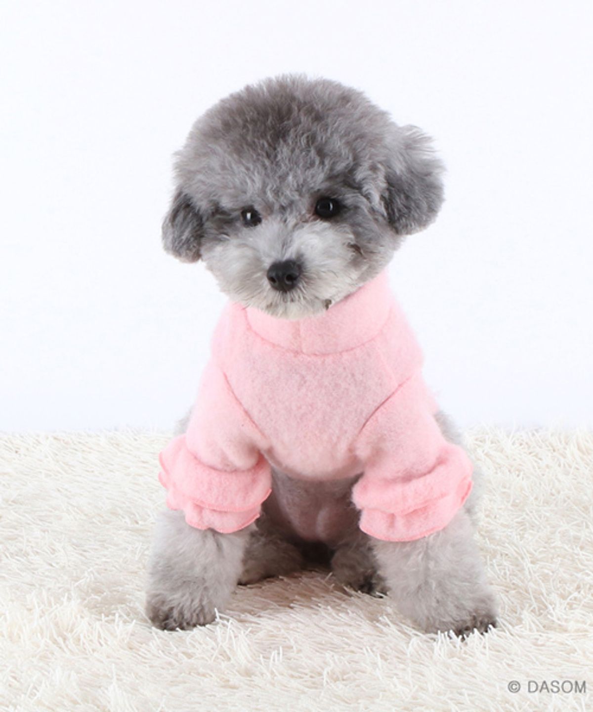 다솜(DASOM) 러플 슬리브 니트