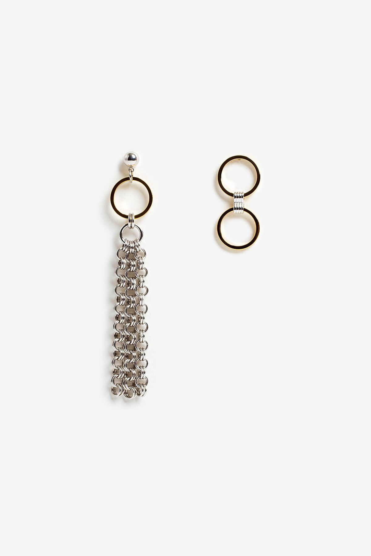 모드곤(MODGONE) [모드곤] Twin circle & falling water earring