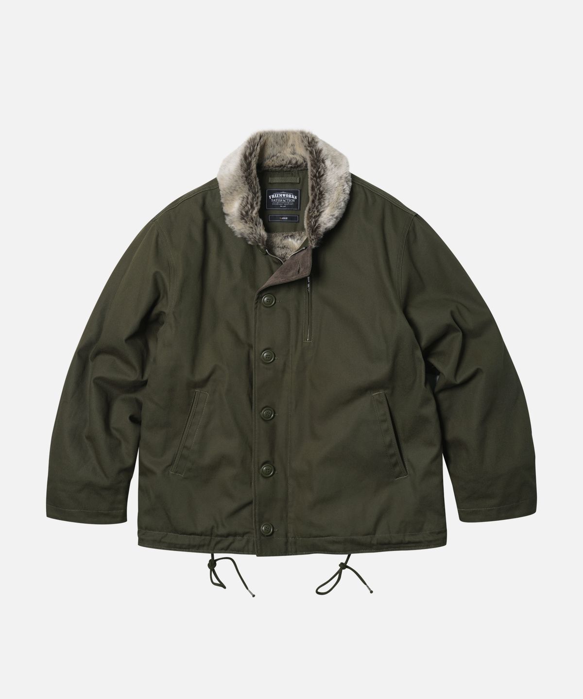 프리즘웍스(FRIZMWORKS) EDGAR N-1 DECK JACKET _ OLIVE