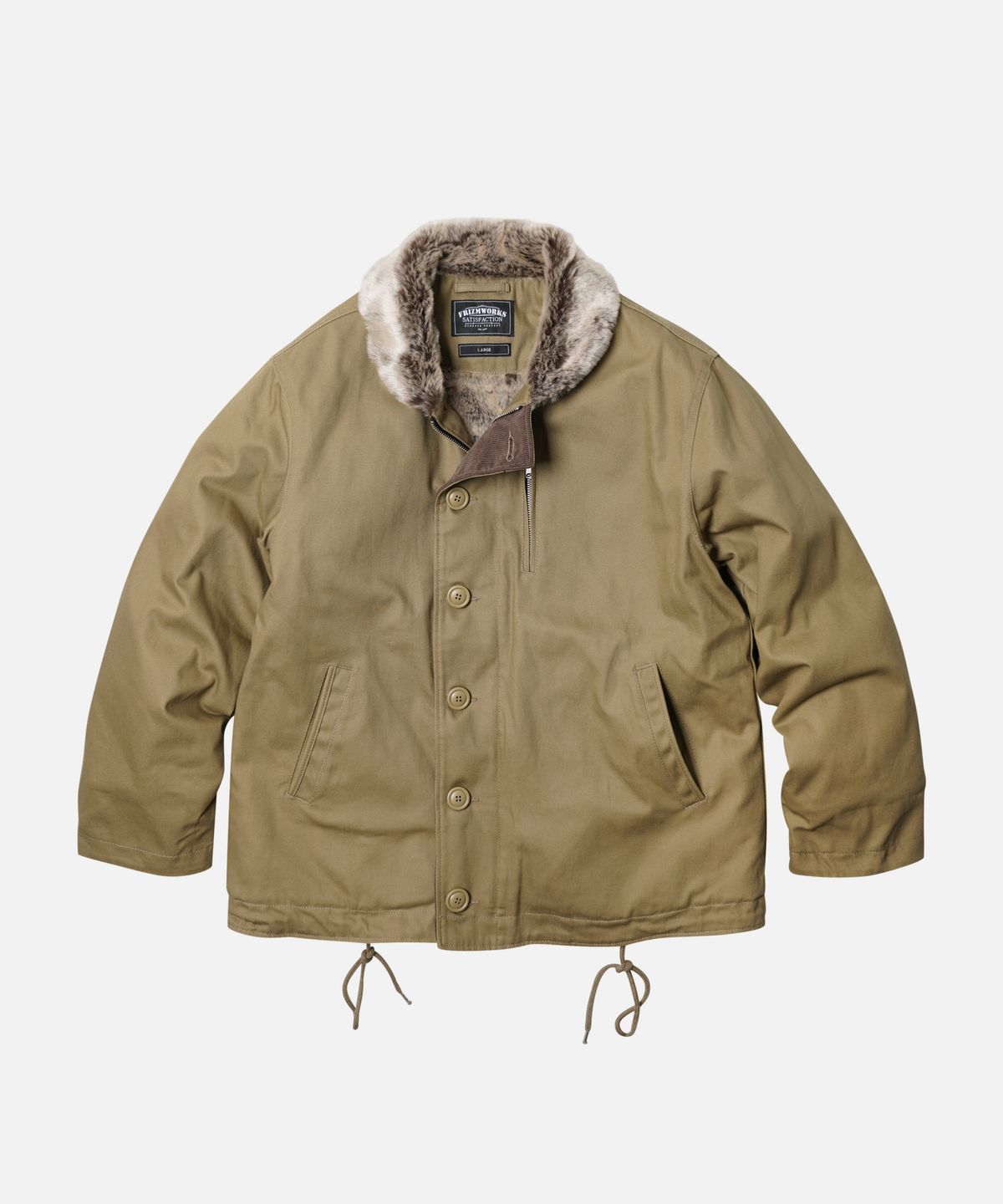 프리즘웍스(FRIZMWORKS) EDGAR N-1 DECK JACKET _ BEIGE