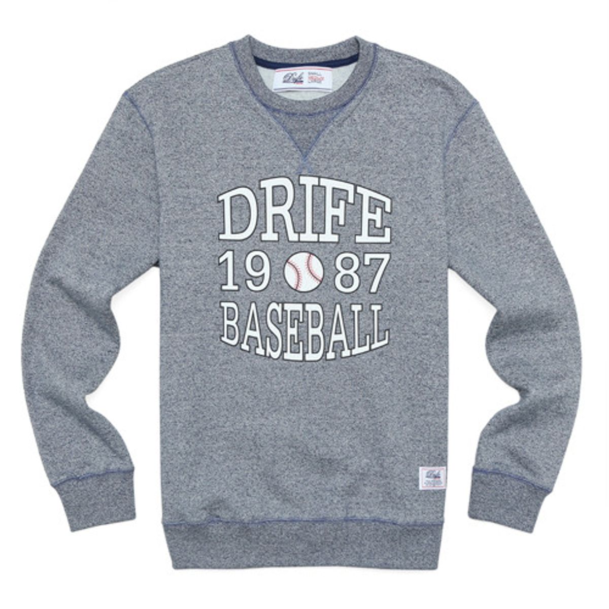 드라이프(DRIFE) BASEBALL CREWNECK-NAVY