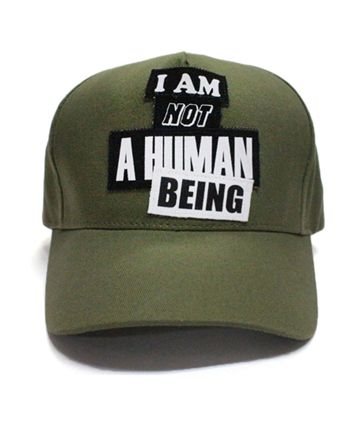 아임낫어휴먼비잉(I AM NOT A HUMAN BEING) The Legendary Out Patched Cap - Khaki