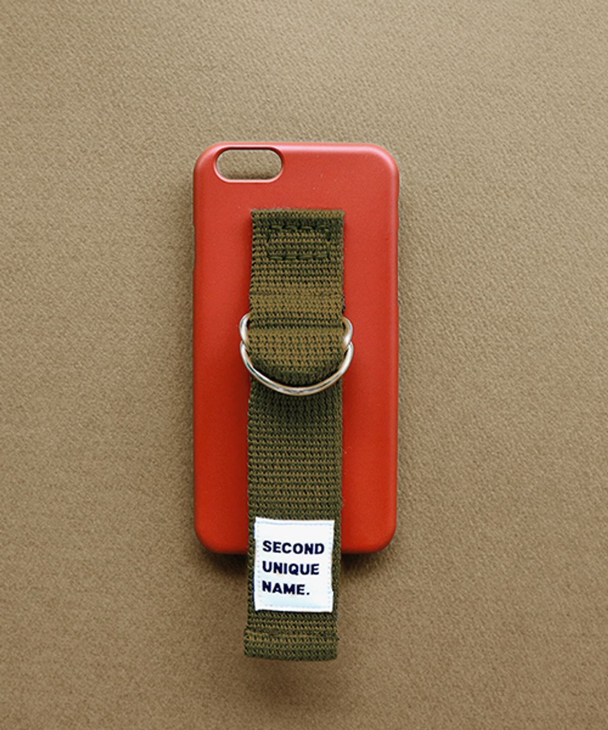 세컨드유니크네임(SECOND UNIQUE NAME) SUN CASE BURGUNDY KHAKI (NONE)