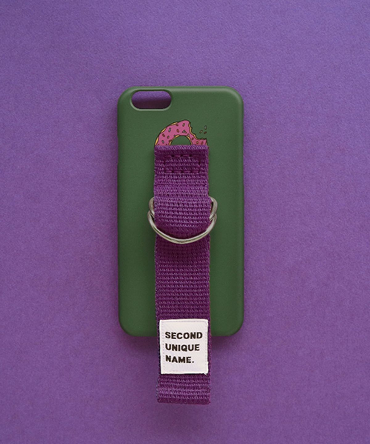세컨드유니크네임(SECOND UNIQUE NAME) SUN CASE DEEP GREEN PURPLE (ILLUST)