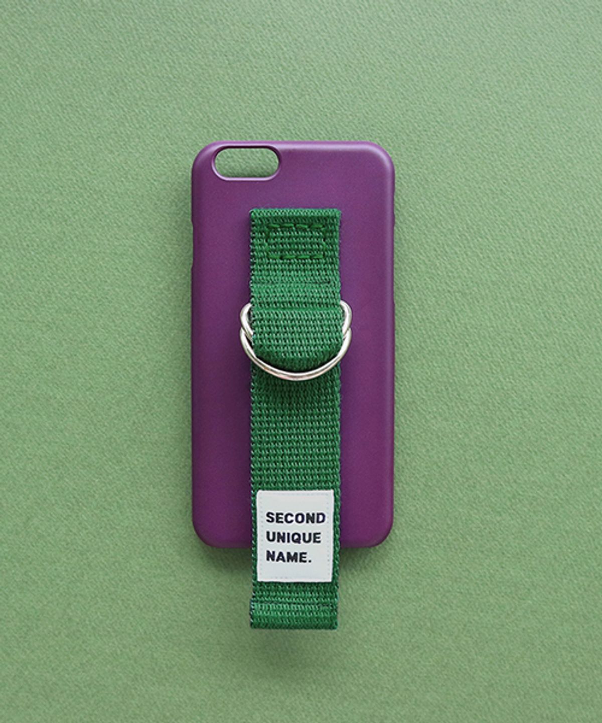 세컨드유니크네임(SECOND UNIQUE NAME) SUN CASE PURPLE DEEP GREEN (NONE)