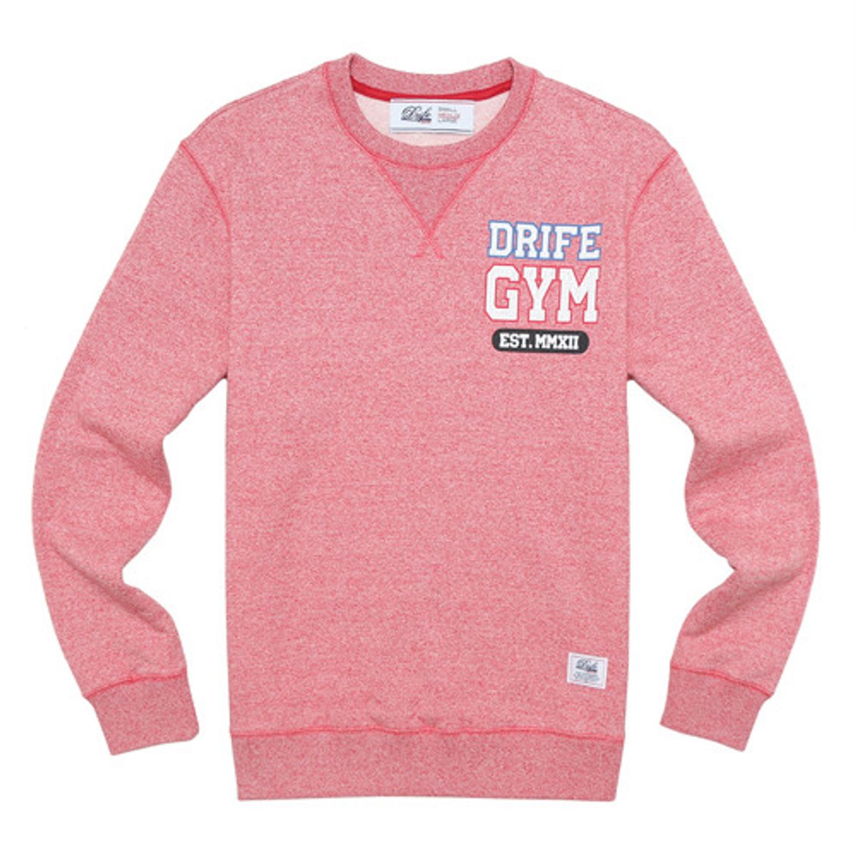 드라이프(DRIFE) GYM CREWNECK-RED