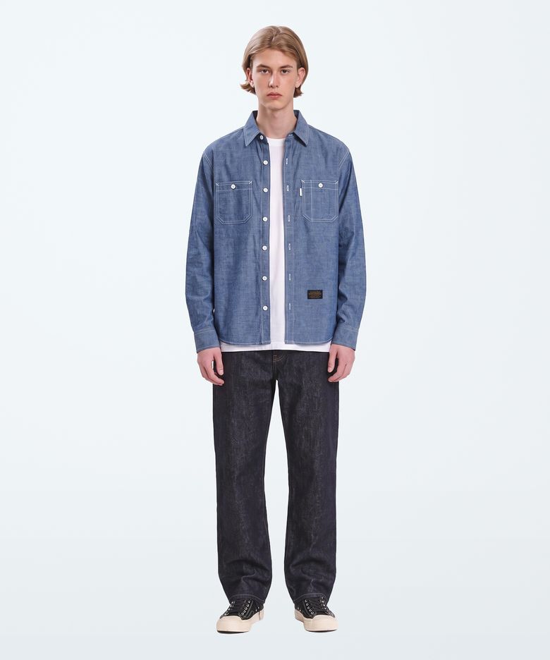 CHAMBRAY SHIRTS - BLUE INDIGO
