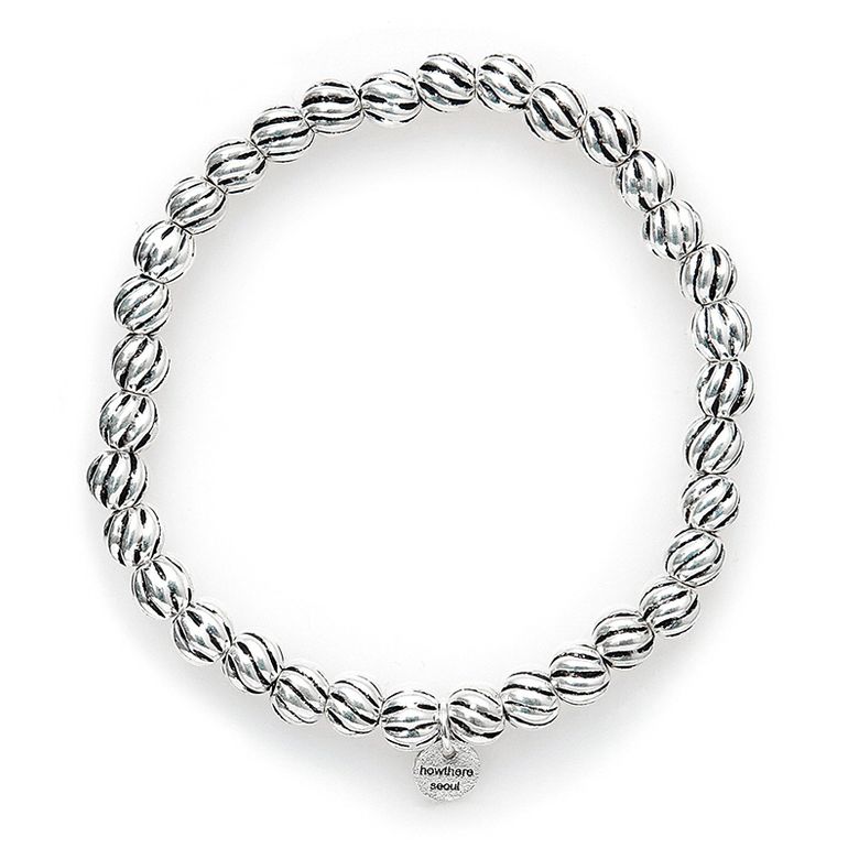 은볼팔찌 ring my bell - carved silver ball