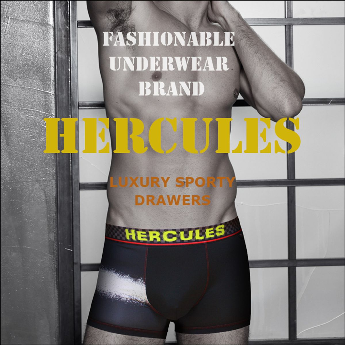 헤라클레스 언더웨어(HERCULES UNDERWEAR) [헤라클레스] 화이트라인 럭셔리 스포티 드로즈