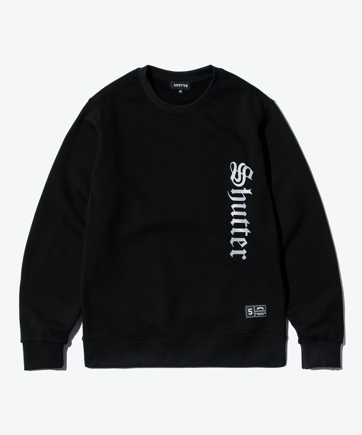 셔터(SHUTTER) REALITY SWEAT SHIRTS (BLACK)