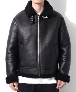 RG B-3 Mouton Jacket (Black)