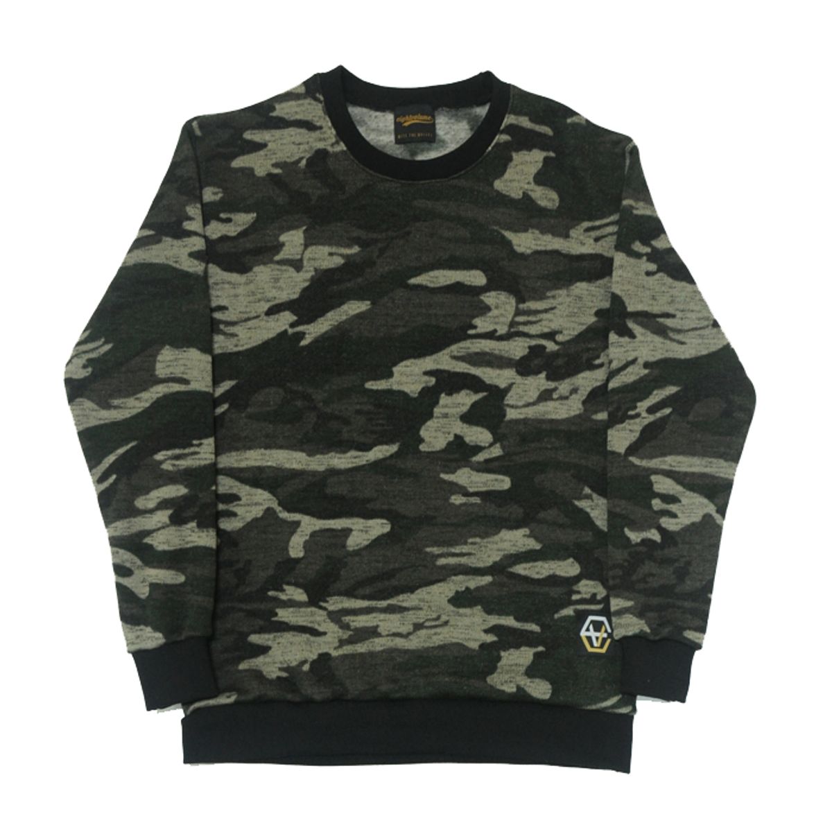 에잇볼륨(EIGHTVOLUME) EV Camo Knit Crewneck (Beige)
