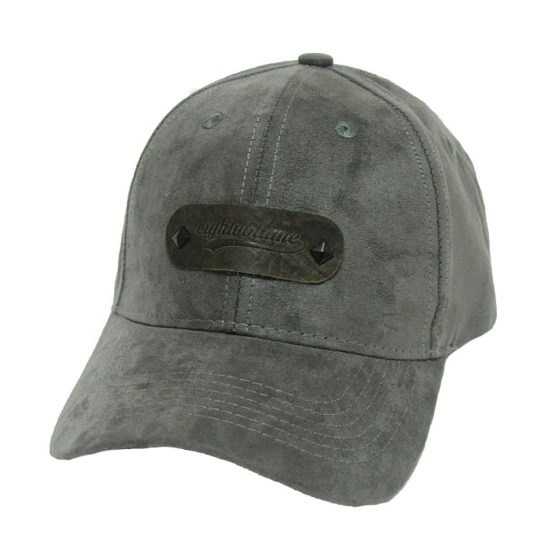 EV Leather Suede Cap (Gray)