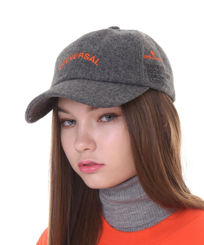 [UNISEX] UNIVERSAL 울캡 (그레이)