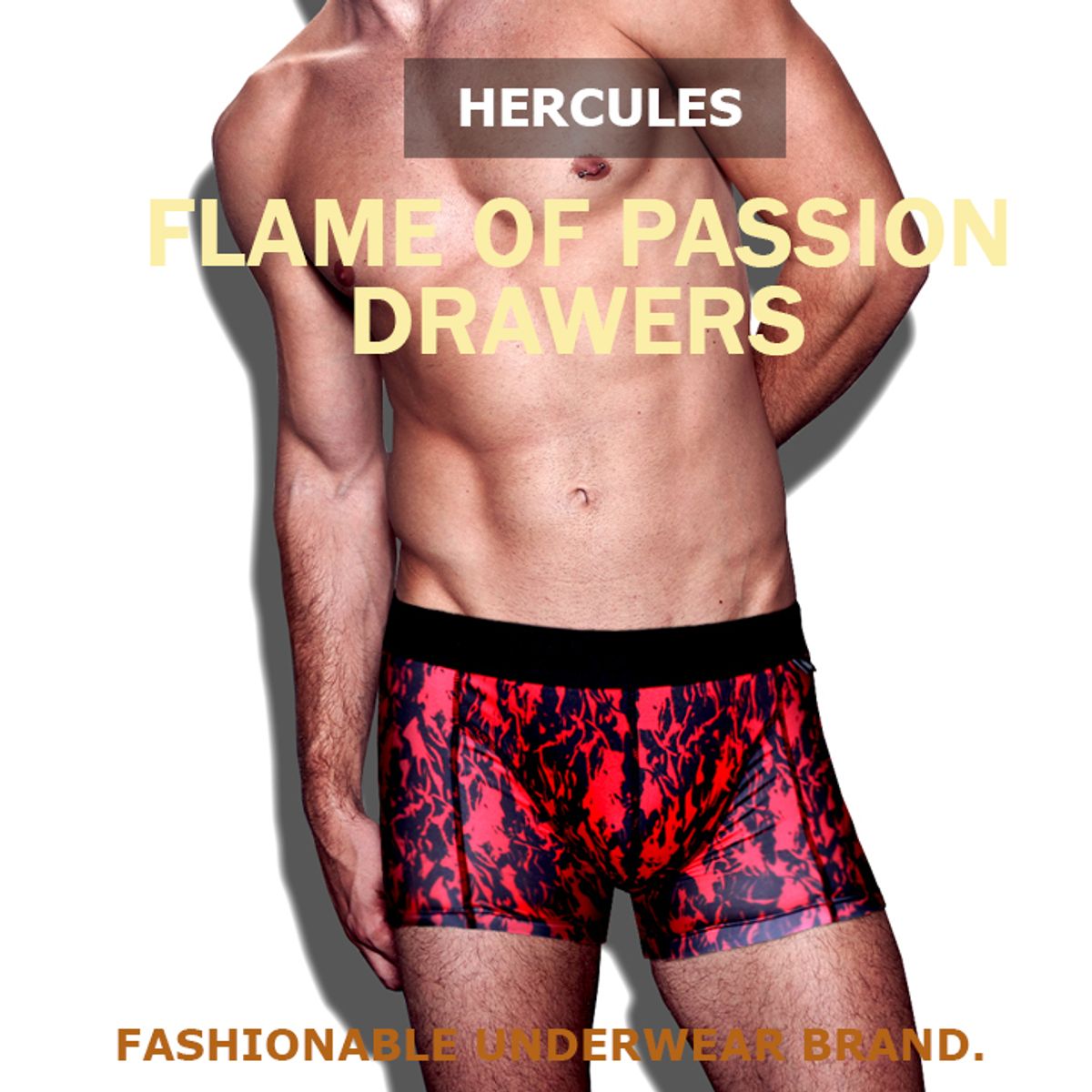헤라클레스 언더웨어(HERCULES UNDERWEAR) [헤라클레스] 활활올라라 정열의 불 패션 드로즈