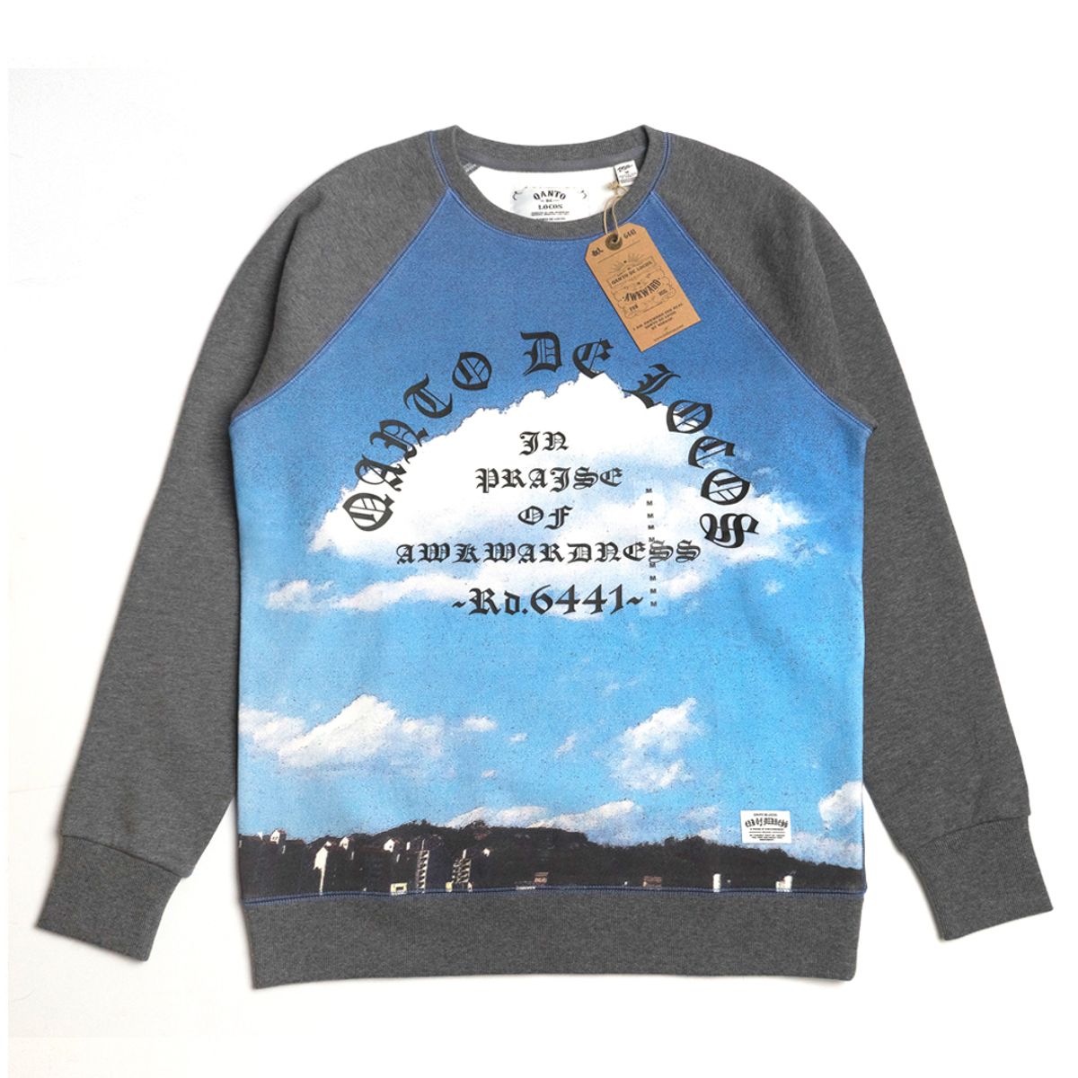 콴토데로코스(QANTO DE LOCOS) SKY OF SEOUL_CREWNECK_DARKGREY
