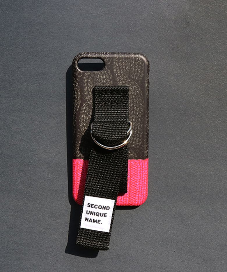 SUN CASE SWEATER BLACK PINK