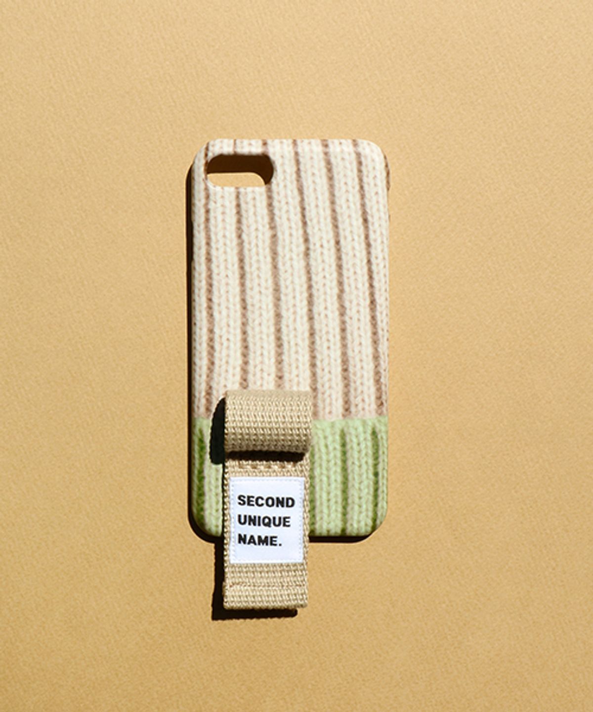 세컨드유니크네임(SECOND UNIQUE NAME) SUN CASE FINGER SWEATER BEIGE OLIVE