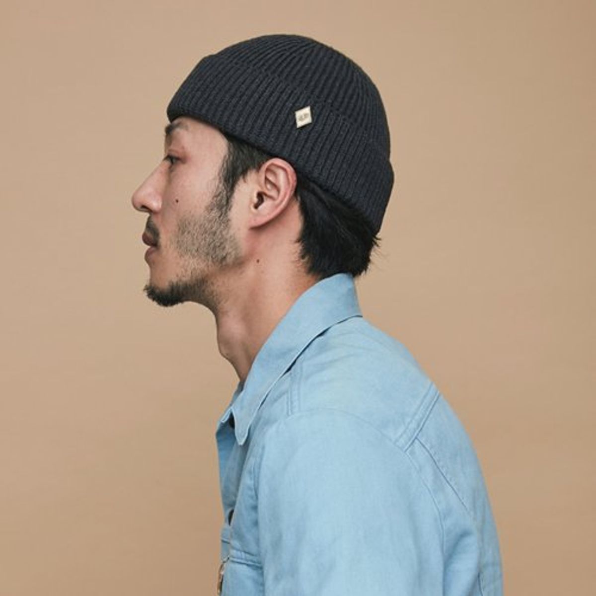 밀리어네어햇(MILLIONAIRE HATS) (cotton) watch cap [DARK GRAY]