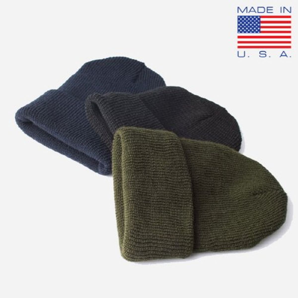 로스코(ROTHCO) 8492 USN 울 와치캡_MADE IN U.S.A (3컬러)