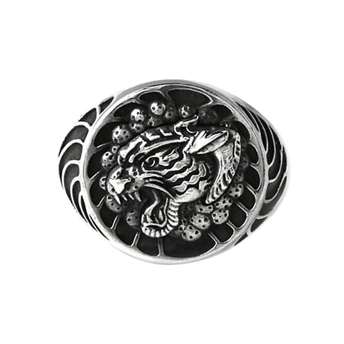 어나니머스아티즌(ANONYMOUS ARTISAN) Irezumi x Oldschool White Tigher Ring
