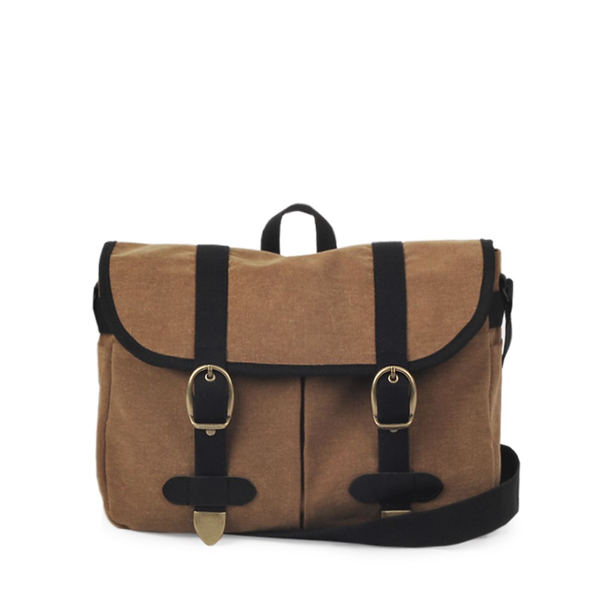 모노노(MONONO) Mailman Bag - Waxed Canvas ( Camel )